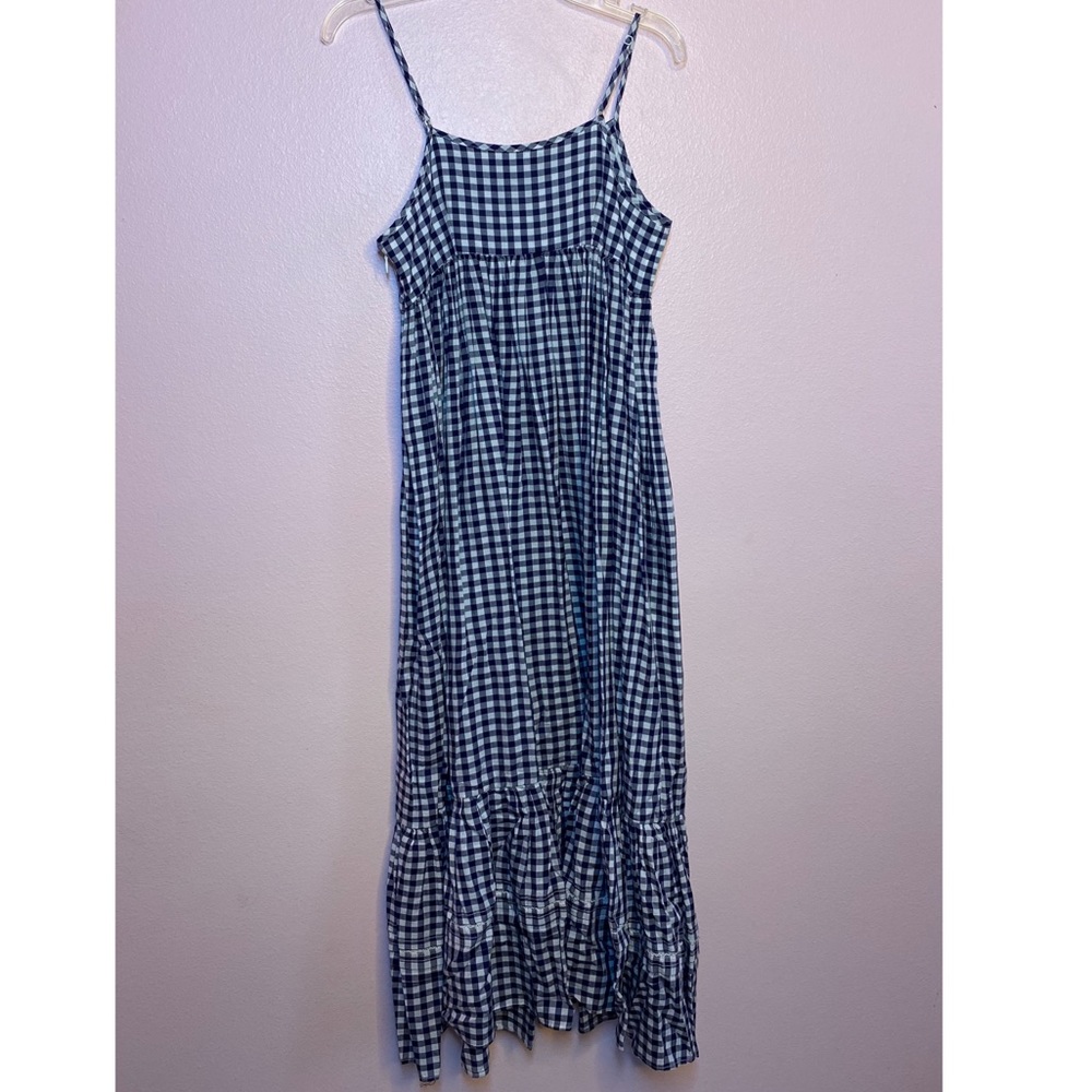Ralph Laurent Navy Plaid Dress